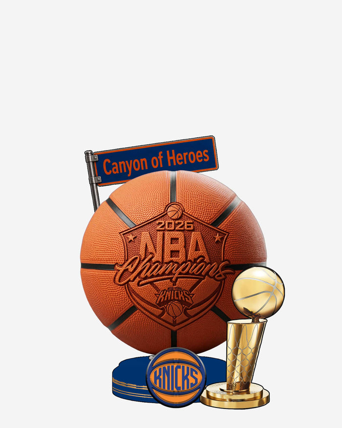 New York Knicks 2026 NBA Champions Thematic Basketball Bobble