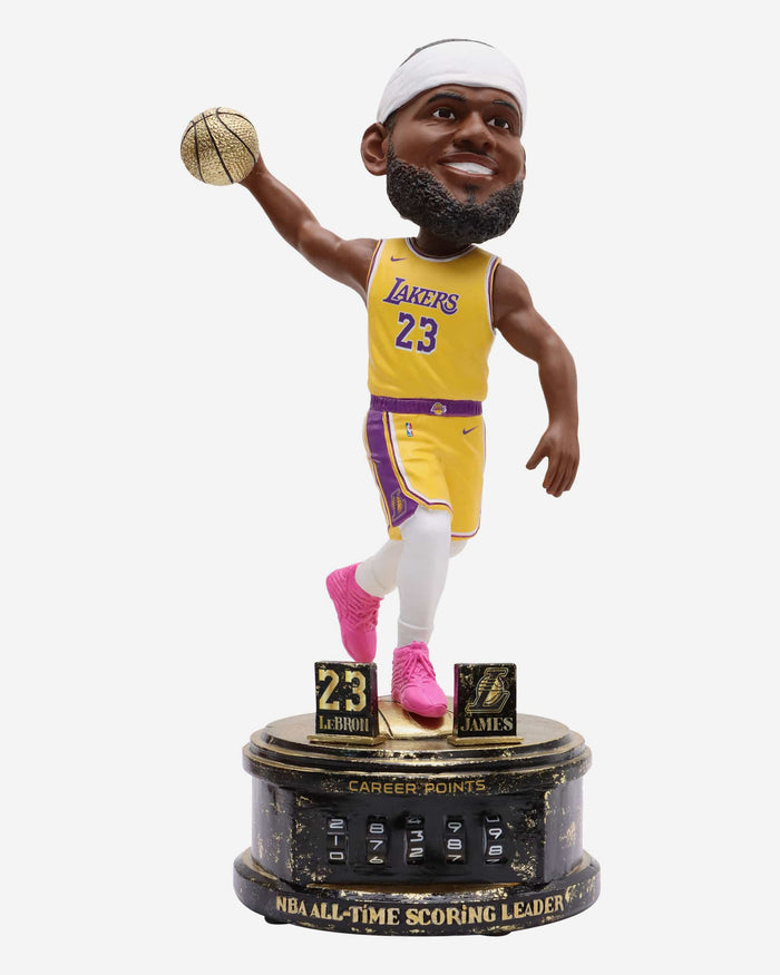 LeBron James Los Angeles Lakers Point Counter Bobblehead FOCO