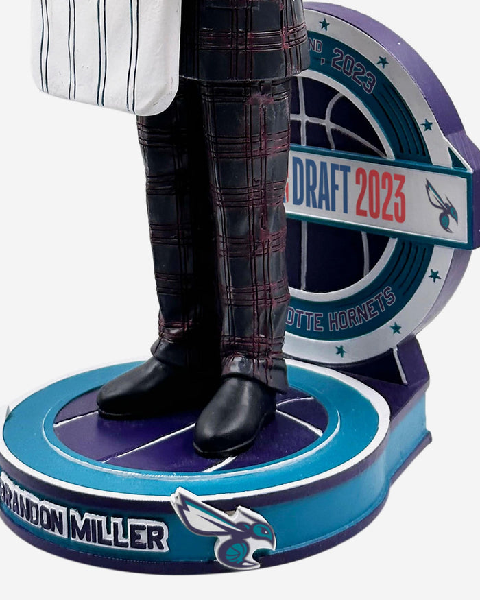Brandon Miller Charlotte Hornets 2023 Draft Pick Bobblehead FOCO - FOCO.com