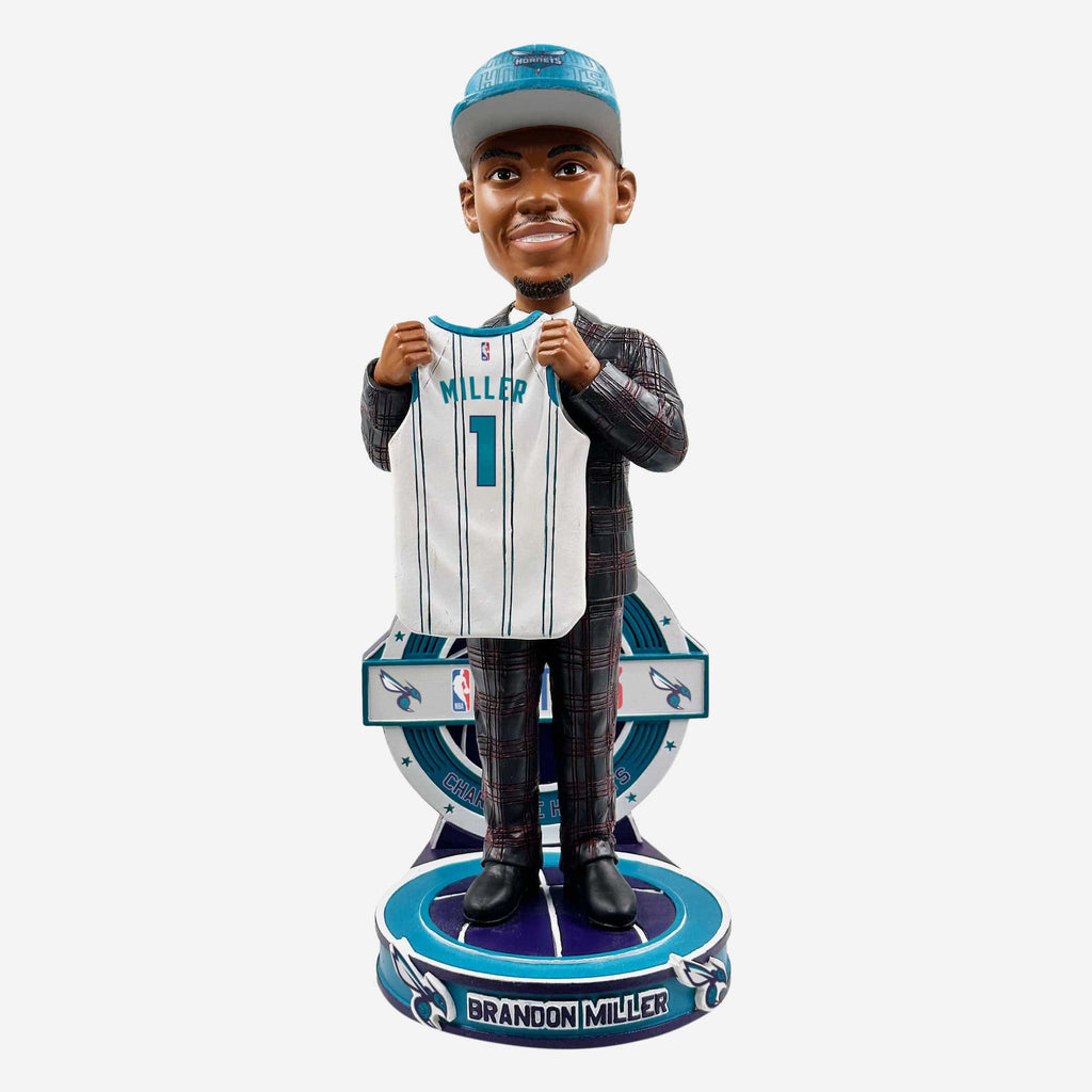 Brandon Miller Charlotte Hornets 2023 Draft Pick Bobblehead FOCO - FOCO.com