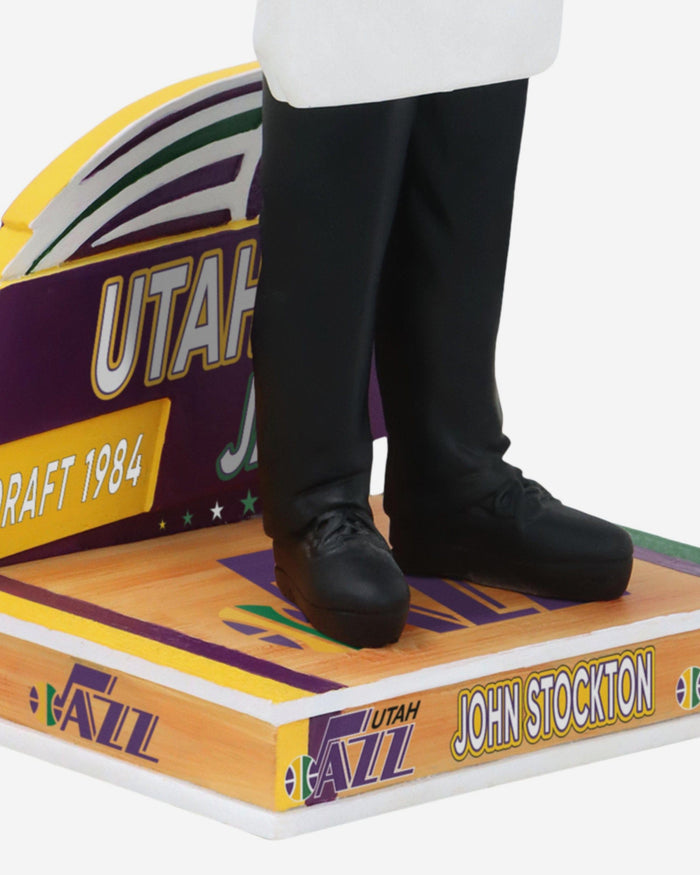 John Stockton Utah Jazz 1984 Draft Pick Bobblehead FOCO - FOCO.com