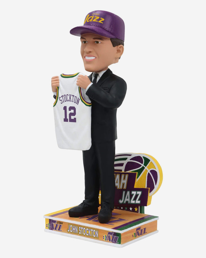 John Stockton Utah Jazz 1984 Draft Pick Bobblehead FOCO - FOCO.com