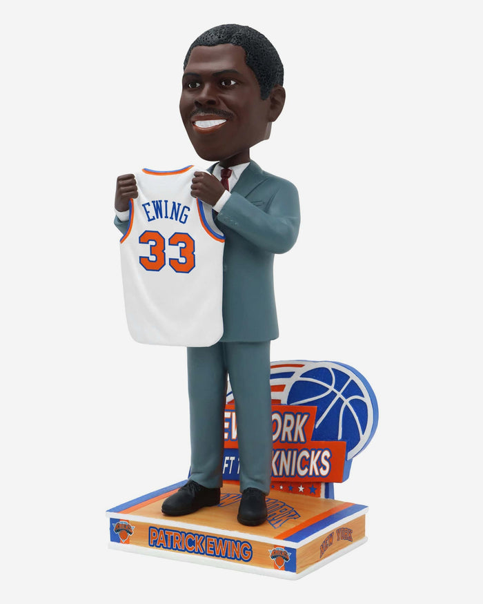 Patrick Ewing New York Knicks 1985 NBA Draft Pick Bobblehead FOCO - FOCO.com
