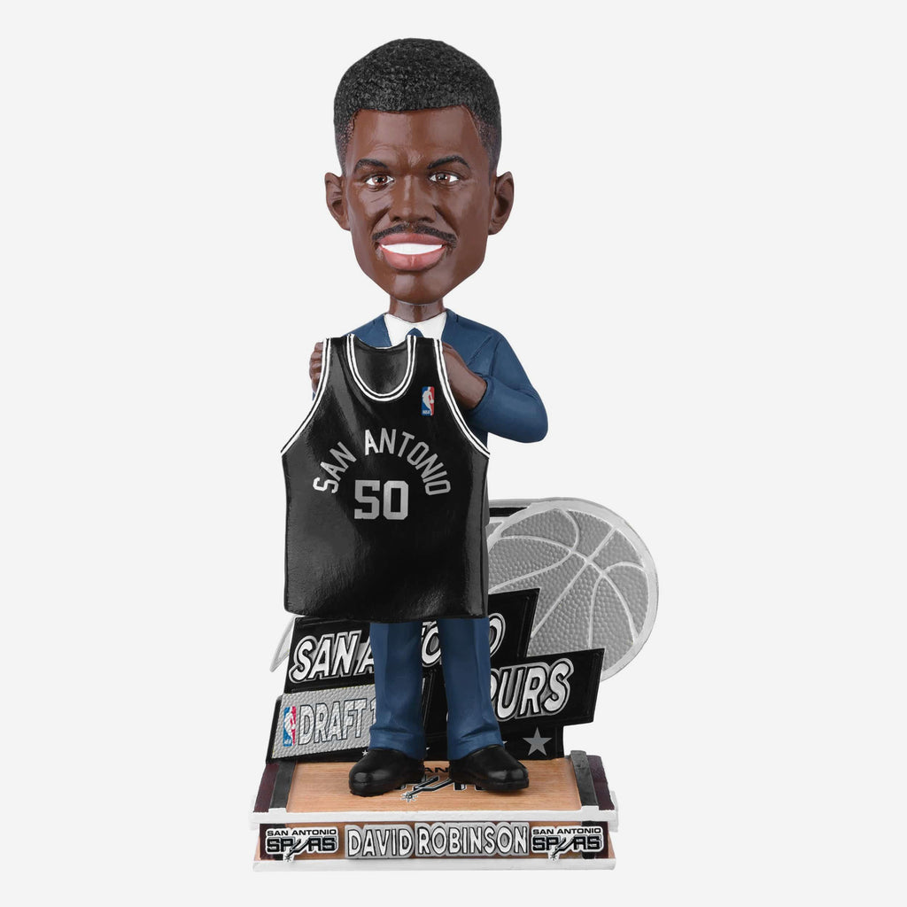 David Robinson San Antonio Spurs 1987 Draft Pick Bobblehead FOCO - FOCO.com