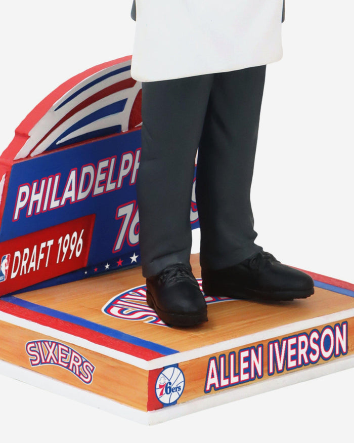 Allen Iverson Philadelphia 76ers 1996 Draft Pick Bobblehead FOCO - FOCO.com