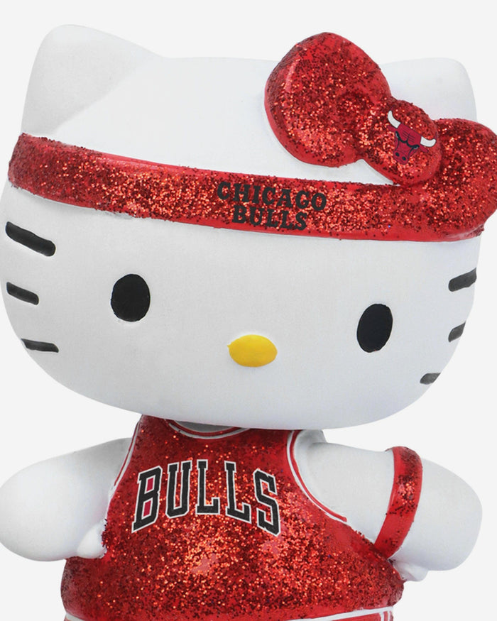 Chicago Bulls Hello Kitty® Glitter Mini Bobblehead FOCO - FOCO.com