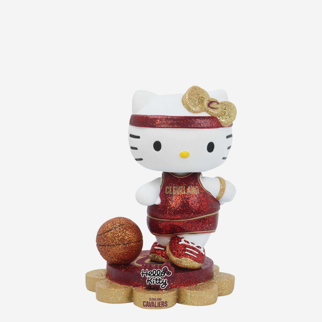 Cleveland Cavaliers Hello Kitty® Glitter Mini Bobblehead FOCO - FOCO.com