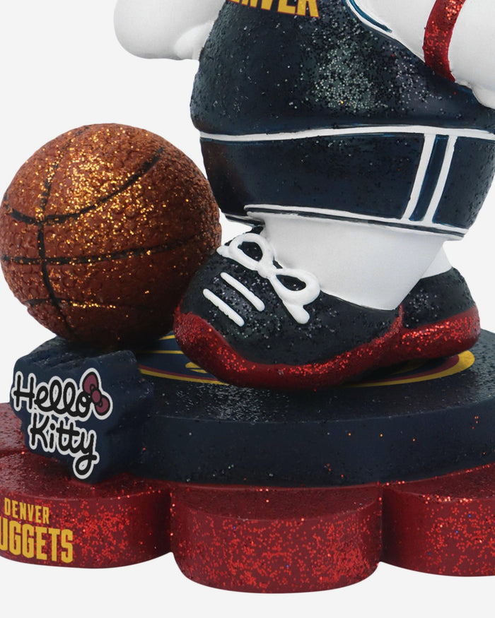 Denver Nuggets Hello Kitty® Glitter Mini Bobblehead FOCO - FOCO.com