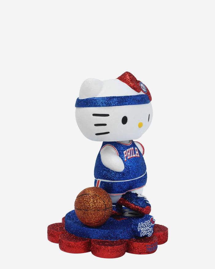 Philadelphia 76ers Hello Kitty® Glitter Mini Bobblehead FOCO - FOCO.com