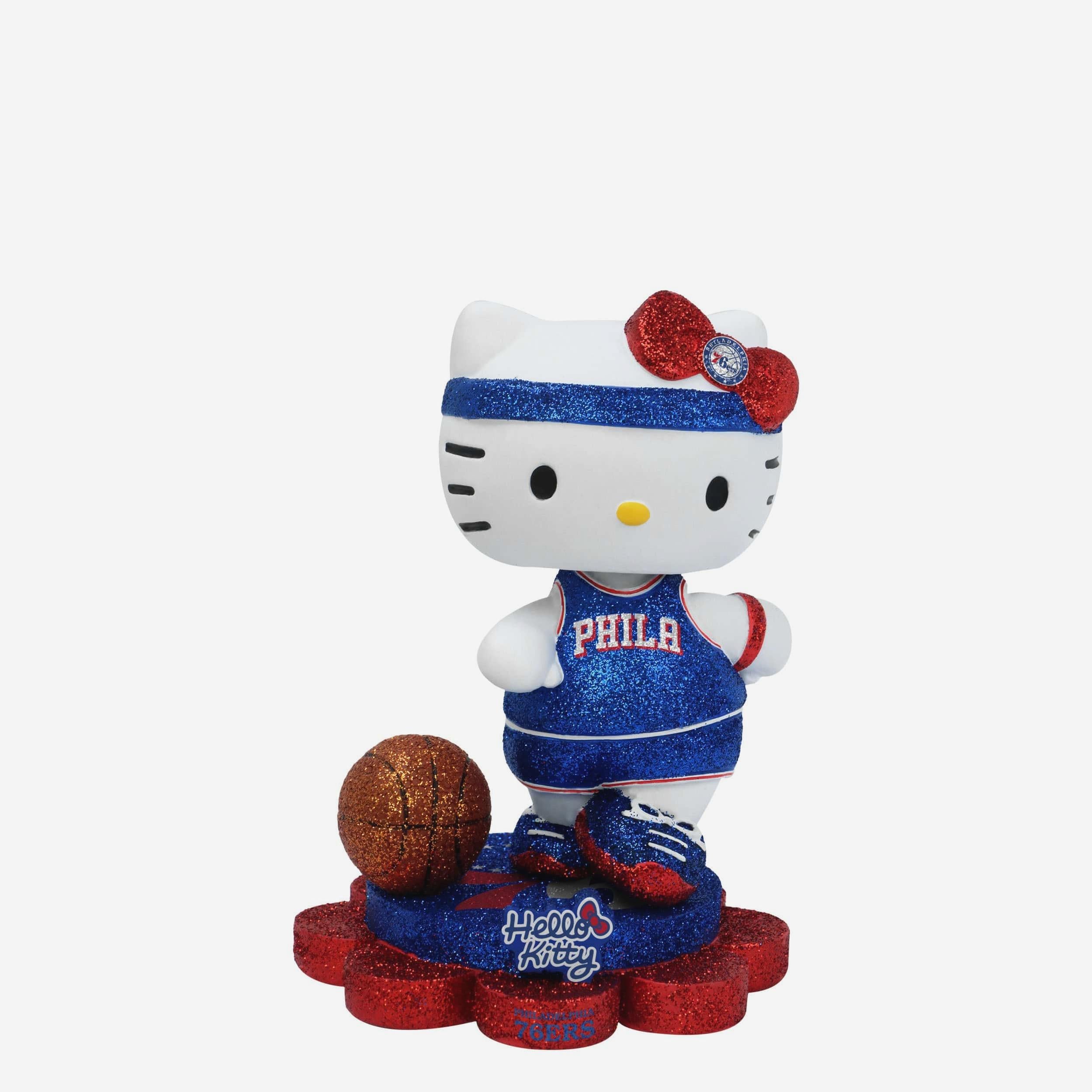 Philadelphia 76ers Hello Kitty® Glitter Mini Bobblehead FOCO