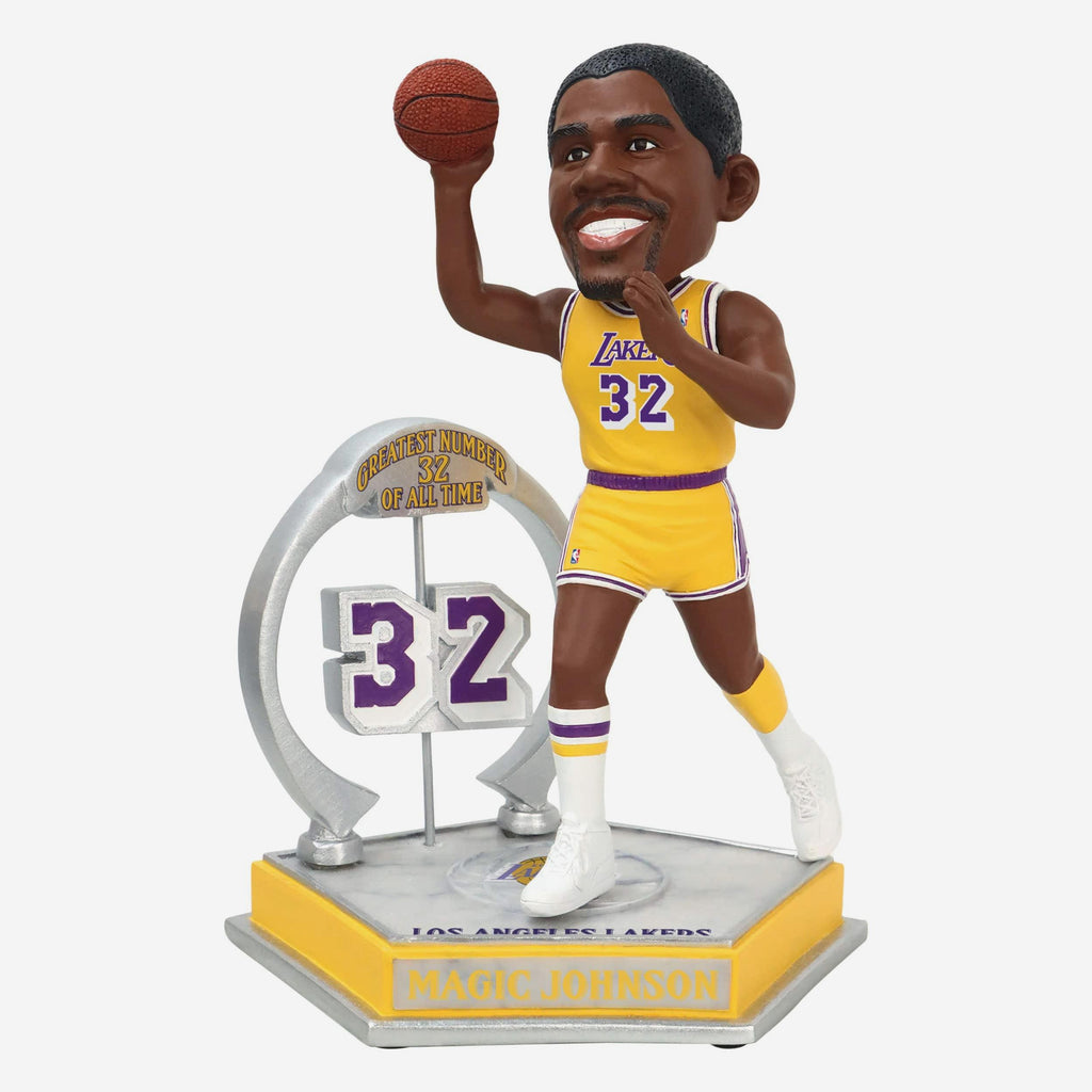 Magic Johnson Los Angeles Lakers Legendary Number 32 Bobblehead FOCO - FOCO.com