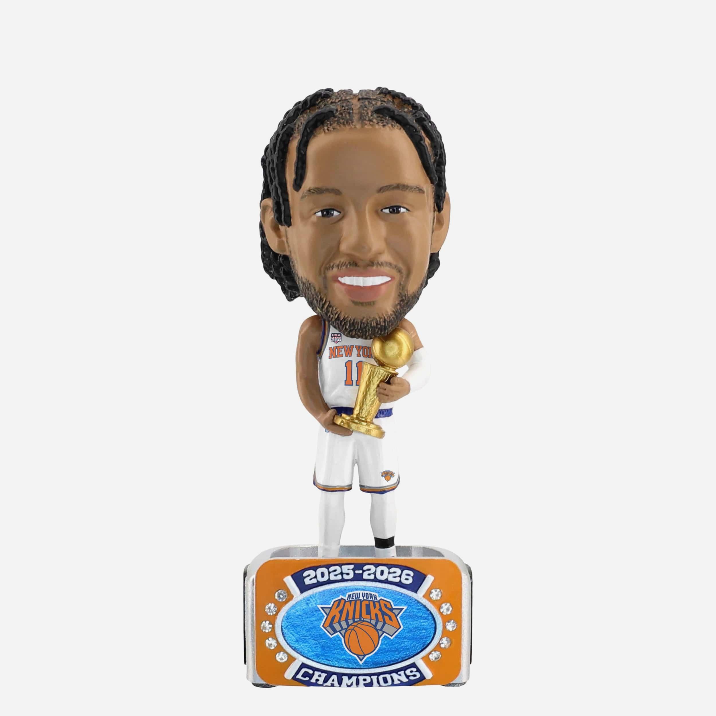 Jalen Brunson New York Knicks 2026 NBA Champions 6.5 in Ring Base 