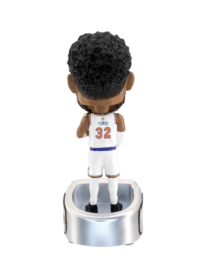Karl-Anthony Towns New York Knicks 2026 NBA Champions 6.5 in Ring Base Medium Bighead Bobblehead FOCO - FOCO.com