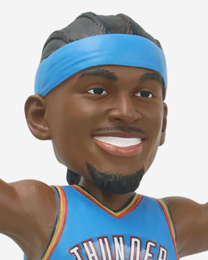 Shai Gilgeous-Alexander Oklahoma City Thunder 2025 NBA Champions MVP Celebration Bobblehead FOCO - FOCO.com