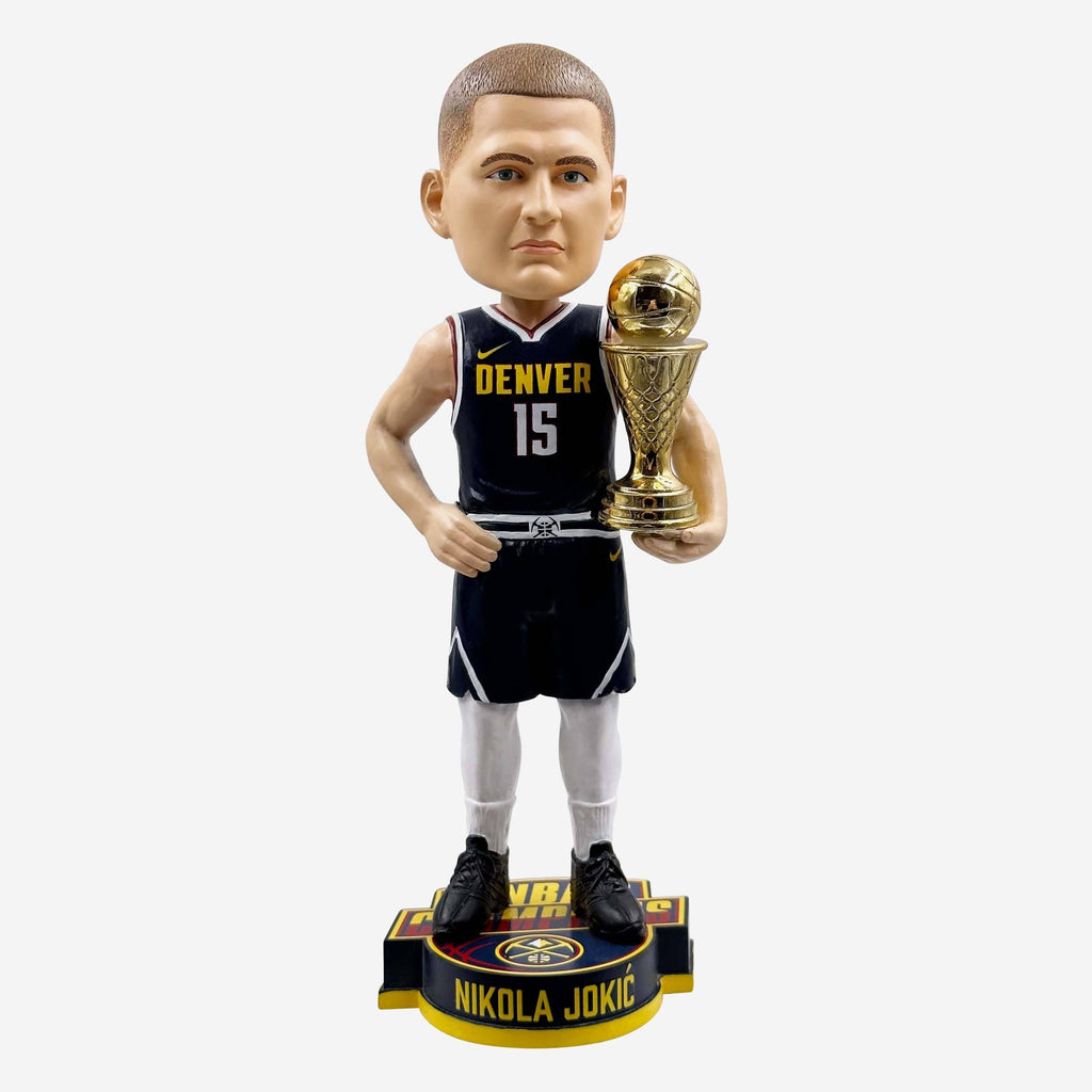 Nikola Jokic Denver Nuggets 2023 NBA Champions MVP Bobblehead FOCO - FOCO.com