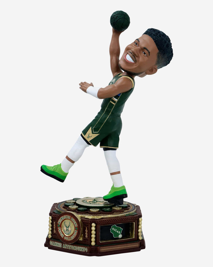 Giannis Antetokounmpo Milwaukee Bucks Patch Collection Bobblehead FOCO - FOCO.com