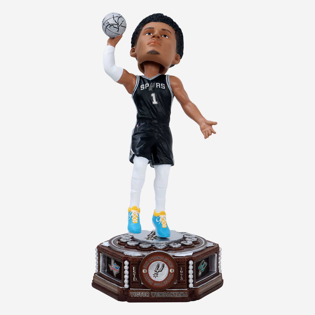 Victor Wembanyama San Antonio Spurs Patch Collection Bobblehead FOCO - FOCO.com