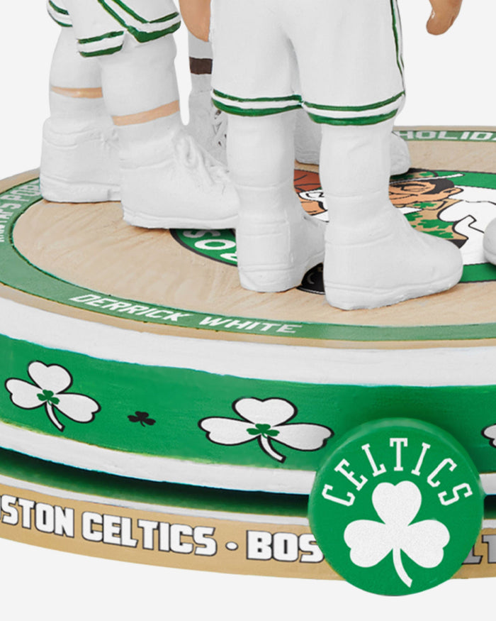Boston Celtics Huddle Spinner Mini Bobblehead Scene FOCO - FOCO.com
