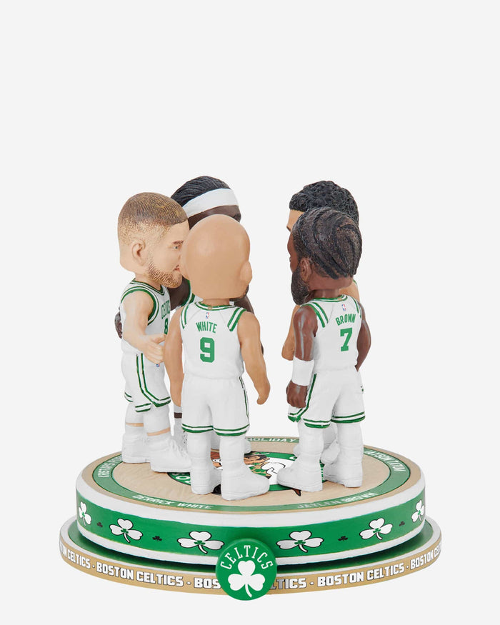 Boston Celtics Huddle Spinner Mini Bobblehead Scene FOCO - FOCO.com