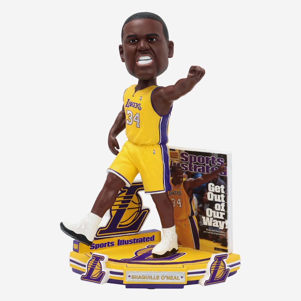 Shaquille O'Neal Los Angeles Lakers Get Out of Our Way Sports Illustrated Cover Bobblehead FOCO - FOCO.com