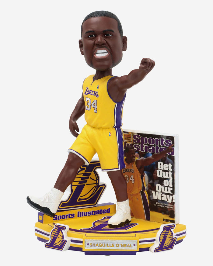 Shaquille O'Neal Los Angeles Lakers Get Out of Our Way Sports Illustrated Cover Bobblehead FOCO - FOCO.com