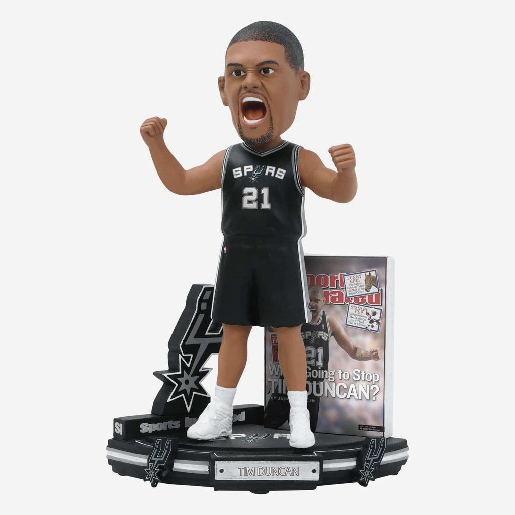 Tim Duncan San Antonio Spurs 2003 NBA Western Conference Sports Illustrated Cover Bobblehead FOCO - FOCO.com
