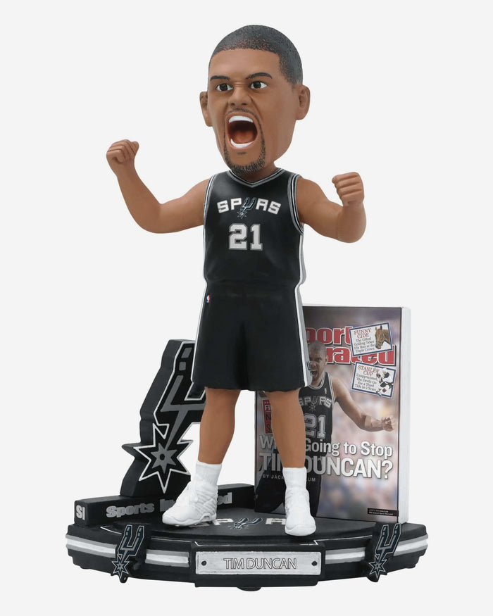 Tim Duncan San Antonio Spurs 2003 NBA Western Conference Sports Illustrated Cover Bobblehead FOCO - FOCO.com