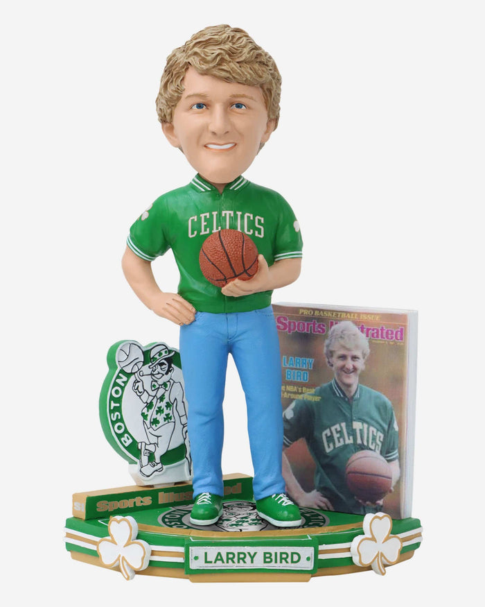 Larry Bird Boston Celtics Sports Illustrated Cover Bobblehead FOCO - FOCO.com