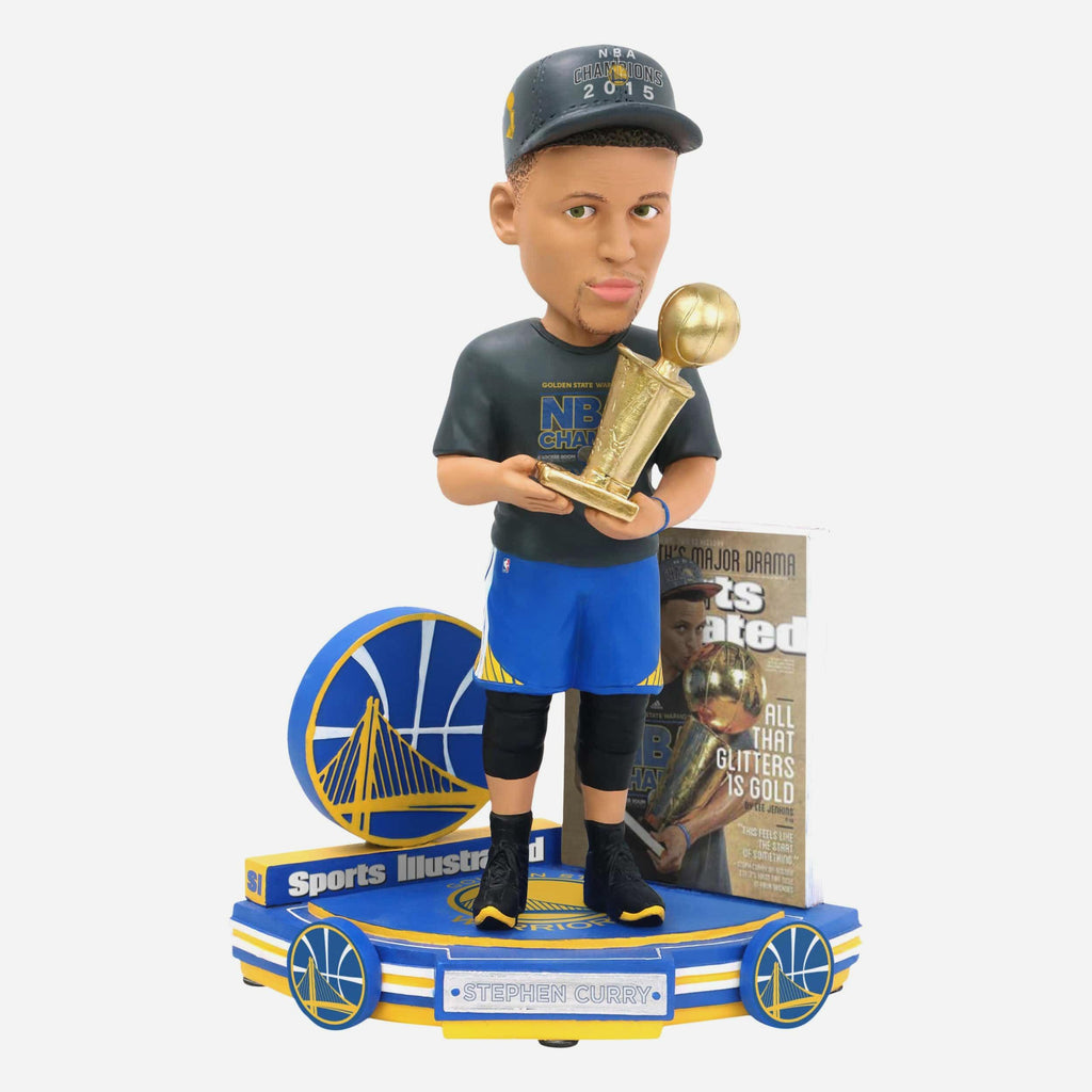 Stephen Curry Golden State Warriors All That Glitters Sports Illustrated Cover Bobblehead FOCO - FOCO.com