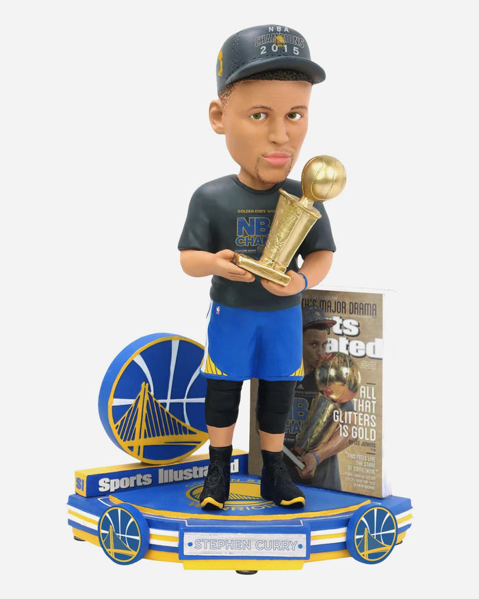 Stephen Curry Golden State Warriors All That Glitters Sports Illustrated Cover Bobblehead FOCO - FOCO.com