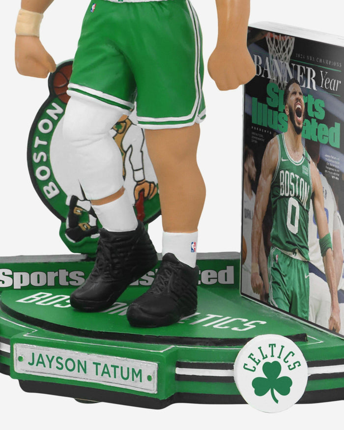 Jayson Tatum Boston Celtics Banner Year Sports Illustrated Cover Bobblehead FOCO - FOCO.com