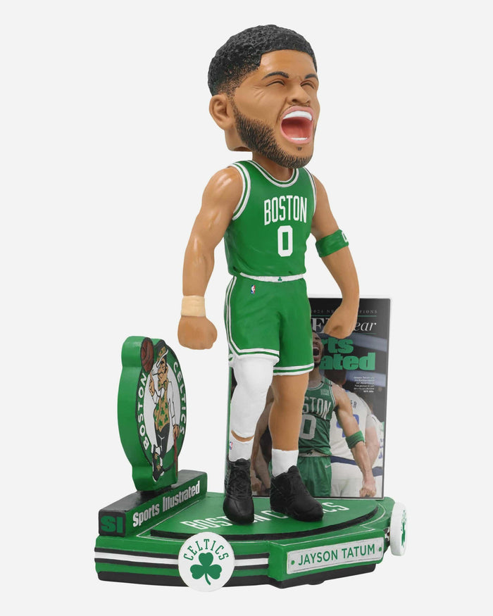 Jayson Tatum Boston Celtics Banner Year Sports Illustrated Cover Bobblehead FOCO - FOCO.com