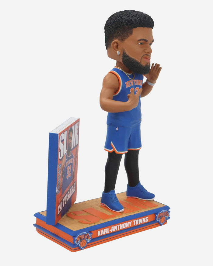 Karl-Anthony Towns New York Knicks Ya Tu Sabe Slam Magazine Cover Bobblehead FOCO - FOCO.com