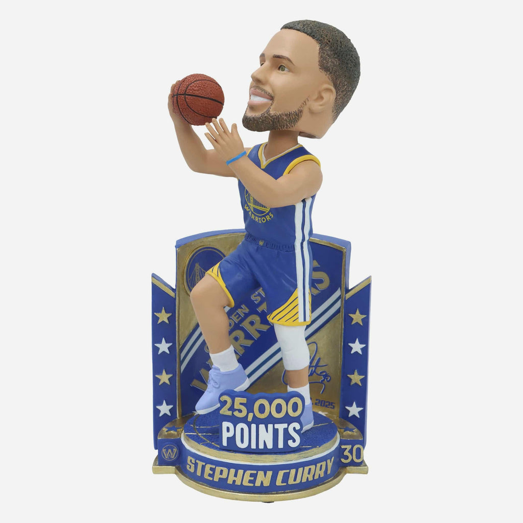 Steph Curry Golden State Warriors 25,000 Points Milestone Bobblehead FOCO - FOCO.com