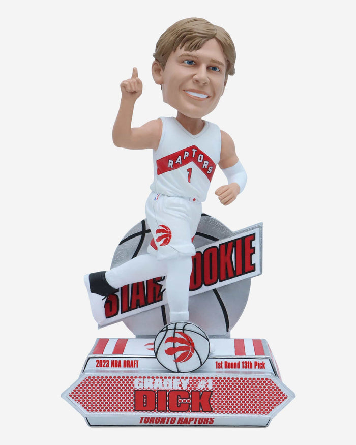 Gradey Dick Toronto Raptors 2023 Rookie Series Bobblehead FOCO - FOCO.com