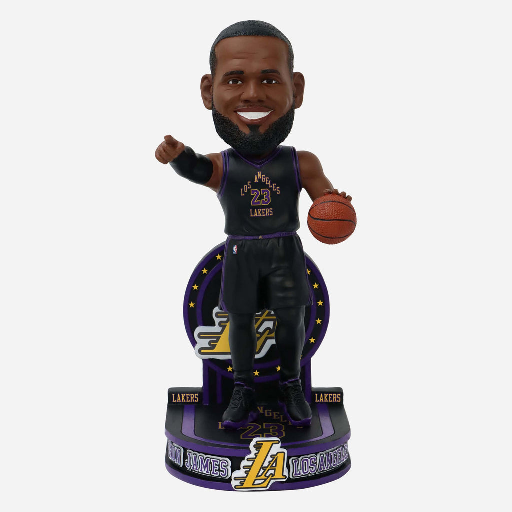 LeBron James Los Angeles Lakers 2024 City Jersey Bobblehead FOCO - FOCO.com