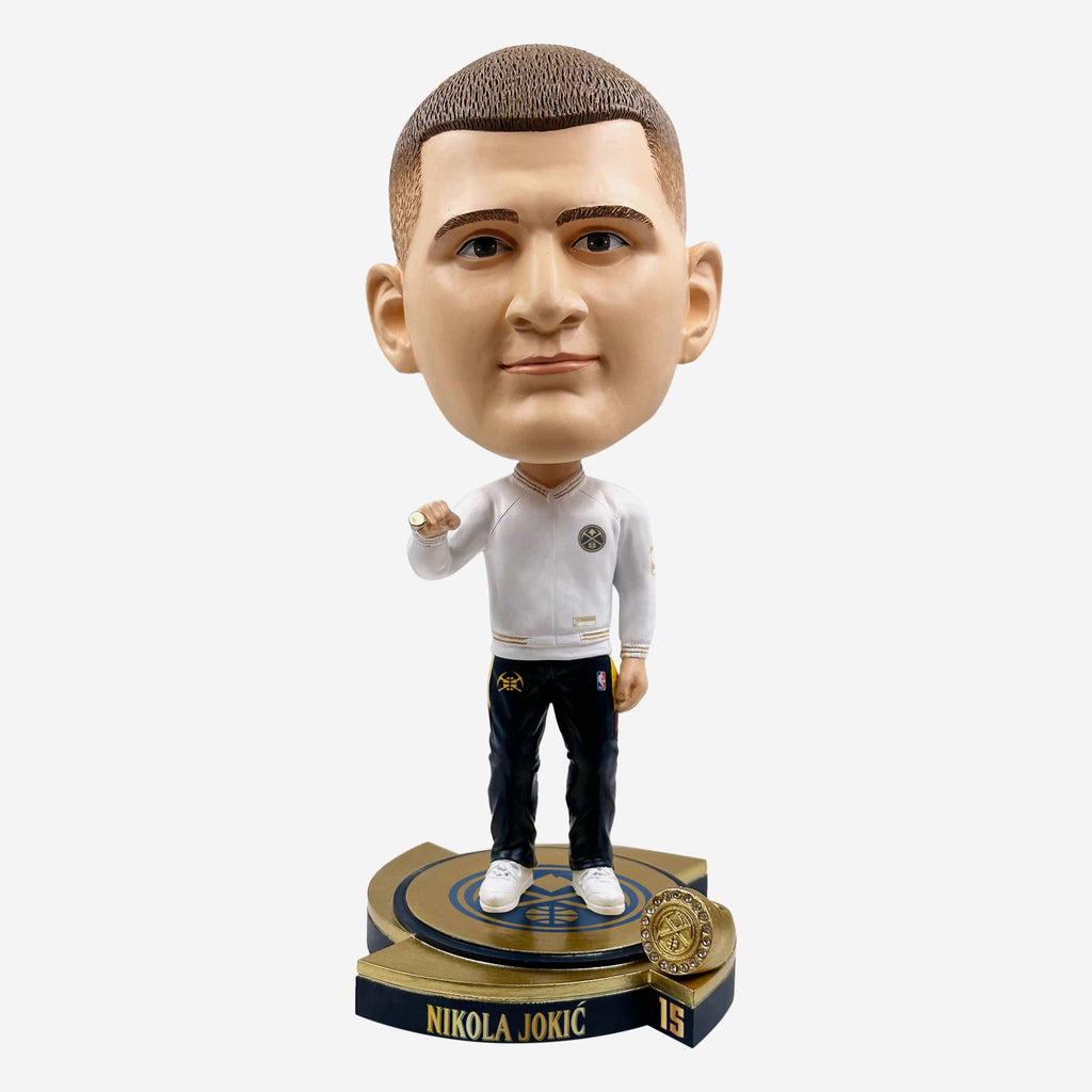 Nikola Jokic Denver Nuggets Opening Day Jumpsuit Bighead Bobblehead FOCO - FOCO.com