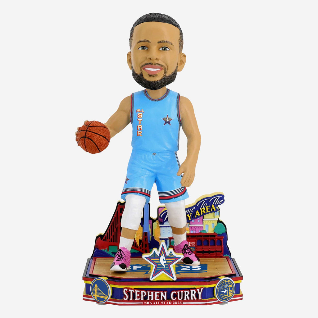 Steph Curry Golden State Warriors 2025 NBA All-Star Bobblehead FOCO - FOCO.com