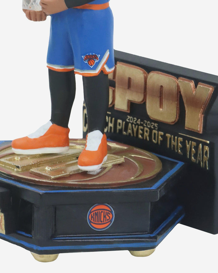 Jalen Brunson New York Knicks Clutch Player of the Year Mini Bobblehead FOCO - FOCO.com