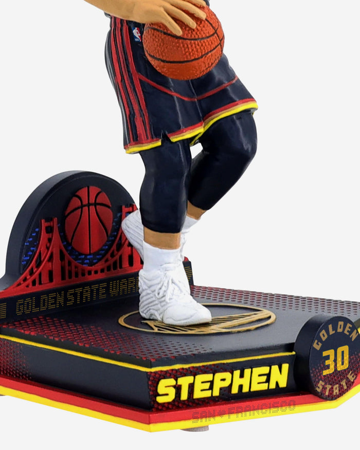 Steph Curry Golden State Warriors 2025 City Jersey Bobblehead FOCO - FOCO.com
