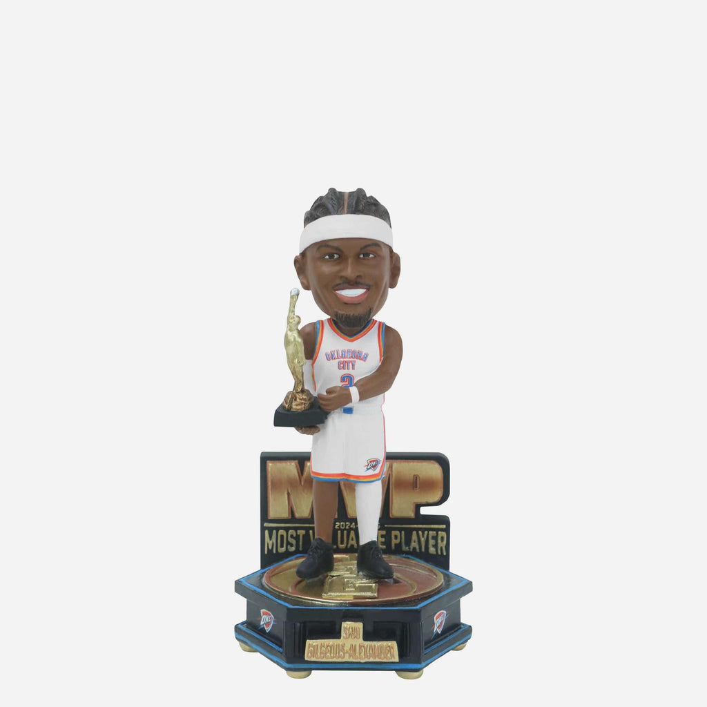 Shai Gilgeous-Alexander Oklahoma City Thunder 2025 MVP Mini Bobblehead FOCO - FOCO.com