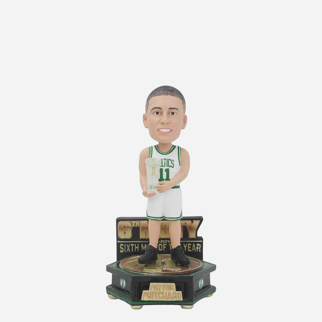 Payton Pritchard Boston Celtics Sixth Man of the Year Mini Bobblehead FOCO - FOCO.com