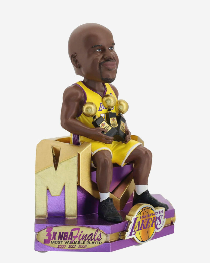Shaquille O'Neal Los Angeles Lakers 3X NBA Finals MVP Bobblehead FOCO - FOCO.com