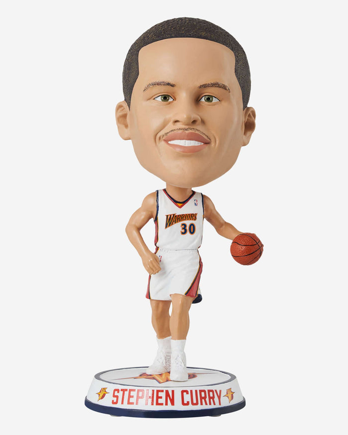 Steph Curry Golden State Warriors Retro Jersey Bighead Bobblehead FOCO - FOCO.com
