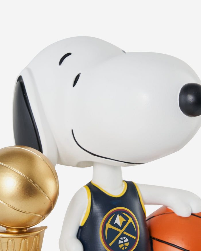 Denver Nuggets Snoopy Peanuts 2023 NBA Champions Trophy Bobblehead FOCO - FOCO.com