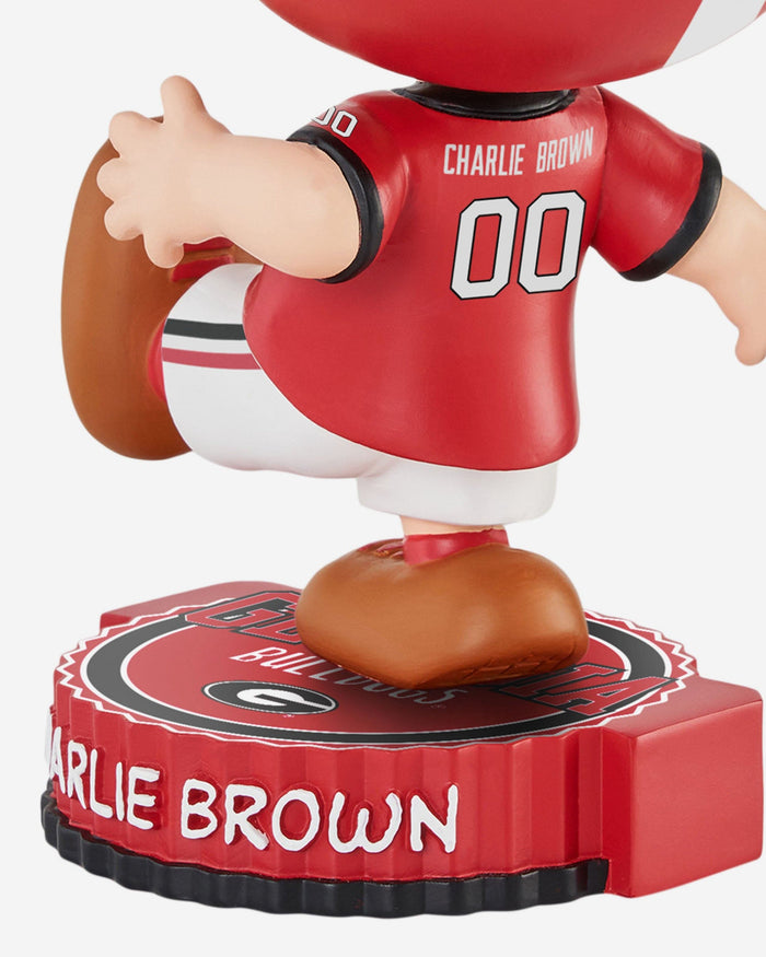 Georgia Bulldogs Charlie Brown Peanuts Bighead Bobblehead FOCO - FOCO.com