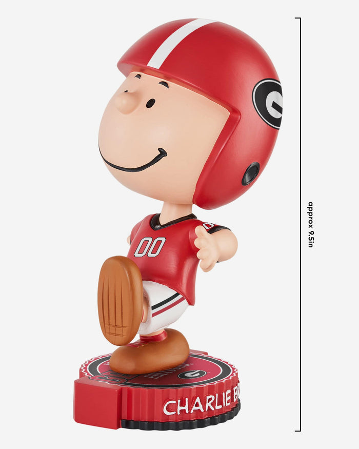 Georgia Bulldogs Charlie Brown Peanuts Bighead Bobblehead FOCO - FOCO.com