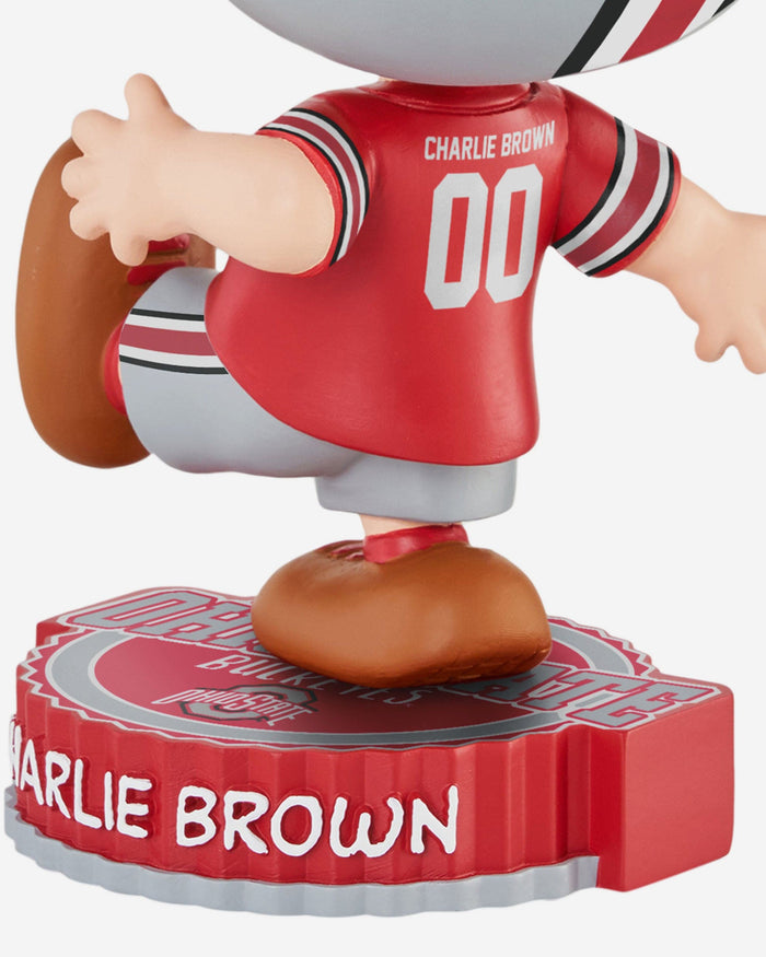 Ohio State Buckeyes Charlie Brown Peanuts Bighead Bobblehead FOCO - FOCO.com