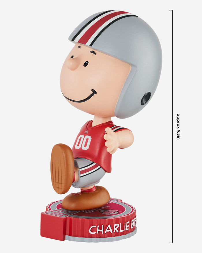 Ohio State Buckeyes Charlie Brown Peanuts Bighead Bobblehead FOCO - FOCO.com