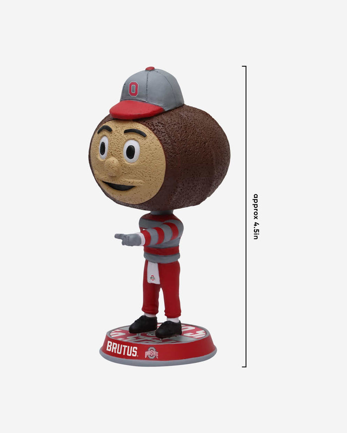 Brutus Buckeye Ohio State Buckeyes Mascot Mini Bighead
